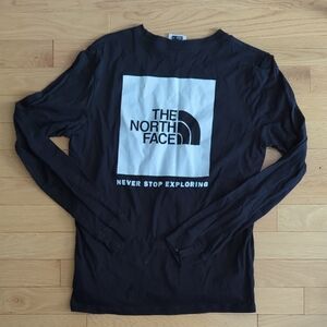 The North Face Box NSE Black & White Long Sleeve T-Shirt